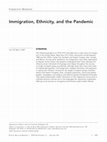 Research paper thumbnail of Immigration, ethnicity, and the pandemic