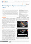 Research paper thumbnail of Prenatal diagnosis of type 3 vasa previa: A case report