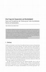 Research paper thumbnail of Eine Frage der Kooperation und Beständigkeit. Kanon und Perspektiven der Förderung der Freien Darstellenden Künste auf Bundesebene