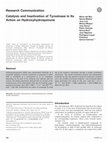 Research paper thumbnail of Catalysis and inactivation of tyrosinase in its action on hydroxyhydroquinone