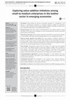 Research paper thumbnail of Exploring value-addition initiatives among small-to-medium enterprises in the leather sector in emerging economies