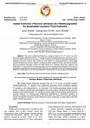 Research paper thumbnail of Sürdürülebilir Fonksiyonel Gıda Üretimi İçin Sağlıklı Bir Bileşen Olarak İstiridye Mantarı (Pleurotus ostreatus)