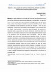 Research paper thumbnail of RELATO E DIVULGAÇÃO DO CAPITAL INTELECTUAL: ESTADO DA ARTE E PISTAS PARA INVESTIGAÇÕES FUTURAS