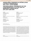 Research paper thumbnail of Archaeological topography of the Lovas municipality in the light of research conducted in 2011, 2017 and 2018