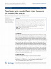 Research paper thumbnail of Fixed point and coupled fixed point theorems on b-metric-like spaces