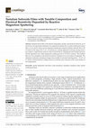 Research paper thumbnail of Tantalum Suboxide Films with Tunable Composition and Electrical Resistivity Deposited by Reactive Magnetron Sputtering