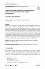 Research paper thumbnail of Fluid dynamic shape optimization using self-adapting nonlinear extension operators with multigrid preconditioners