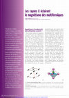 Research paper thumbnail of Les rayons X éclairent le magnétisme des multiferroïques