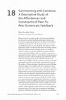 Research paper thumbnail of A Descriptive Study of the Affordances and Constraints of Peer-To- Peer Screencast Feedback