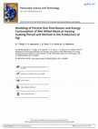 Research paper thumbnail of Modeling of particle size distribution and energy consumption of wet milled maize at varying soaking period and method in the production of Ogi