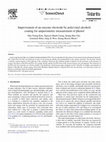 Research paper thumbnail of Improvement of an enzyme electrode by poly(vinyl alcohol) coating for amperometric measurement of phenol