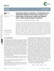 Research paper thumbnail of Nanodusty plasma chemistry: a mechanistic and variational transition state theory study of the initial steps of silyl anion-silane and silylene anion-silane polymerization reactions