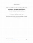 Research paper thumbnail of A First Principle Framework for Total Charging Energies in Electrocatalytic Materials and Charge-Responsive Molecular Binding at Gas-Surface Interfaces