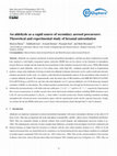 Research paper thumbnail of An aldehyde as a rapid source of secondary aerosol precursors: Theoretical and experimental study of hexanal autoxidation