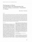 Research paper thumbnail of Überlegungen zu Eleusis in geometrischer und früharchaischer Zeit. Mit einem Anhang zu eleusinischen ›Stempelidolen‹ in Tübingen, BABESCH 95, 2020, 47–68