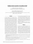 Research paper thumbnail of Calidad de vida en pacientes con parálisis de Bell