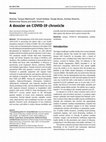 Research paper thumbnail of A dossier on COVID-19 chronicle