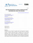 Research paper thumbnail of Una exploración del capital cognitivo ante discursos del odio por racismo