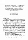 Research paper thumbnail of La mediación comunicativa y la construcción de identidades: el Nacionalismo en Québec