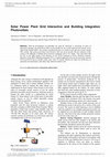 Research paper thumbnail of Solar Power Plant Grid Interactive and Building Integration Photovoltaic