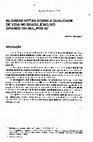 Research paper thumbnail of Algumas notas sobre a qualidade de vida no Brasil e no Rio Grande do Sul, pós 80