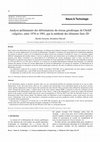 Research paper thumbnail of Analyse préliminaire des déformations du réseau géodésique de Cheliff (Algérie), entre 1976 et 1981, par la méthode des éléments finis 2D