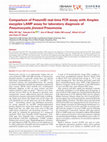 Research paper thumbnail of Comparison of PneumID real-time PCR assay with Amplex eazyplex LAMP assay for laboratory diagnosis of Pneumocystis jirovecii Pneumonia