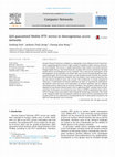 Research paper thumbnail of QoS-guaranteed Mobile IPTV service in heterogeneous access networks