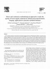 Research paper thumbnail of Direct and continuous methodological approach to study the ageing of fossil organic material by infrared microspectrometry imaging: application to polymer modified bitumen