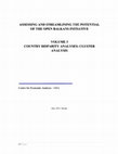 Research paper thumbnail of Assessing and streamlining the potential of the Open Balkans Initiative VOLUME 3 Country Disparity Analyses: Cluster Analysis