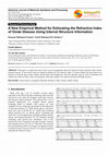 Research paper thumbnail of A New Empirical Method for Estimating the Refractive Index of Oxide Glasses Using Internal Structure Information