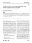 Research paper thumbnail of The influence of both Zn2+ and Ca2+ on linear and nonlinear optical parameters of some bismuth borate-based glasses