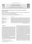 Research paper thumbnail of Ultrasound-assisted oxidative process for sulfur removal from petroleum product feedstock