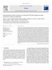 Research paper thumbnail of Determination of toxic elements in coal by ICP-MS after digestion using microwave-induced combustion