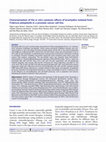 Research paper thumbnail of Characterization of the in vitro cytotoxic effects of brachydins isolated from Fridericia platyphylla in a prostate cancer cell line