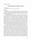 Research paper thumbnail of Introductory lecture MAIN TENDENCIES IN THE SOCIOLOGY OF SPORT