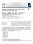 Research paper thumbnail of Probabilistic modelling of developmental neurotoxicity based on a simplified adverse outcome pathway network