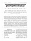 Research paper thumbnail of Impact of Janani Suraksha Yojana on Institutional Delivery Rate and Maternal Morbidity and Mortality: An Observational Study in India