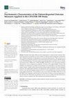 Research paper thumbnail of Psychometric Characteristics of the Patient-Reported Outcome Measures Applied in the CENTER-TBI Study