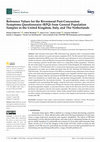 Research paper thumbnail of Reference Values for the Rivermead Post-Concussion Symptoms Questionnaire (RPQ) from General Population Samples in the United Kingdom, Italy, and The Netherlands