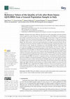 Research paper thumbnail of Reference Values of the Quality of Life after Brain Injury (QOLIBRI) from a General Population Sample in Italy