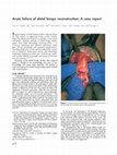 Research paper thumbnail of Acute failure of distal biceps reconstruction: A case report