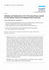 Research paper thumbnail of Modeling and Optimization of New Flocculant Dosage and pH for Flocculation: Removal of Pollutants from Wastewater