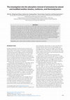 Research paper thumbnail of An investigation into the adsorption removal of ammonium by salt activated Chinese (Hulaodu) natural zeolite: Kinetics, isotherms, and thermodynamics