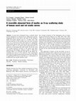 Research paper thumbnail of A reversible abnormal form of myelin: an X-ray scattering study of human sural and rat sciatic nerves