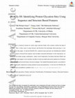 Research paper thumbnail of iProtGly-SS: Identifying Protein Glycation Sites Using Sequence and Structure Based Features