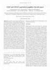 Research paper thumbnail of EZH2 and SMYD3 expression in papillary thyroid cancer