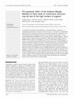 Research paper thumbnail of Pro-apoptotic effect of the landrace Bangla Mahoba of Piper betle on Leishmania donovani may be due to the high content of eugenol