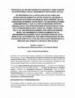 Research paper thumbnail of PROPUESTA DE UNA METANARRATIVA MARXISTA COMO FUNCIÓN NO INTERFERIBLE CON EL PENSAMIENTO ONTOLÓGICO ACTUAL