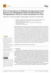 Research paper thumbnail of R.A.O. Project Recovery: Methods and Approaches for the Recovery of a Photographic Archive for the Creation of a Photogrammetric Survey of a Site Unreachable over Time